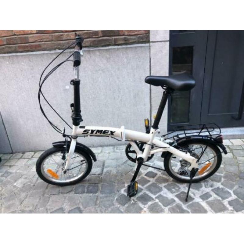 Vouwfiets van Symex met opbergtas