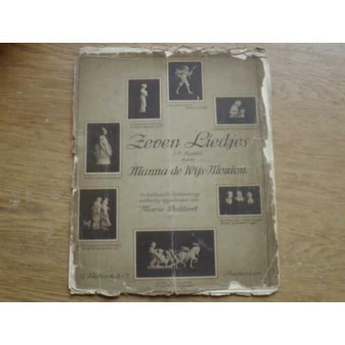 Zeven liedjes --manna de wijs-mouton --1e bundel