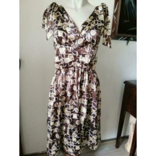 Nieuwe Elle glans jurk maat L