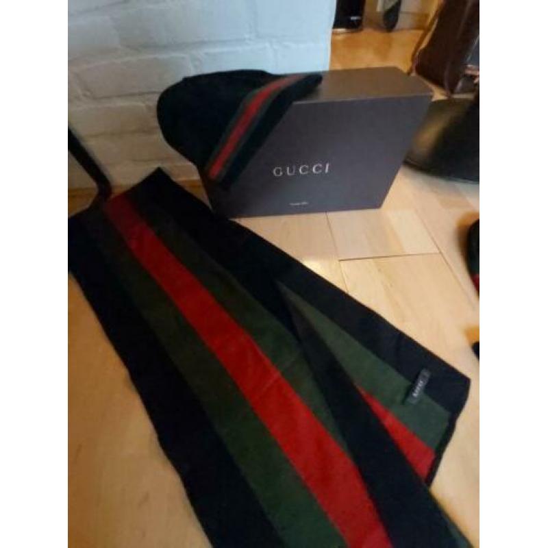 Sjaal set him and her Gucci 100% authentiek maat m