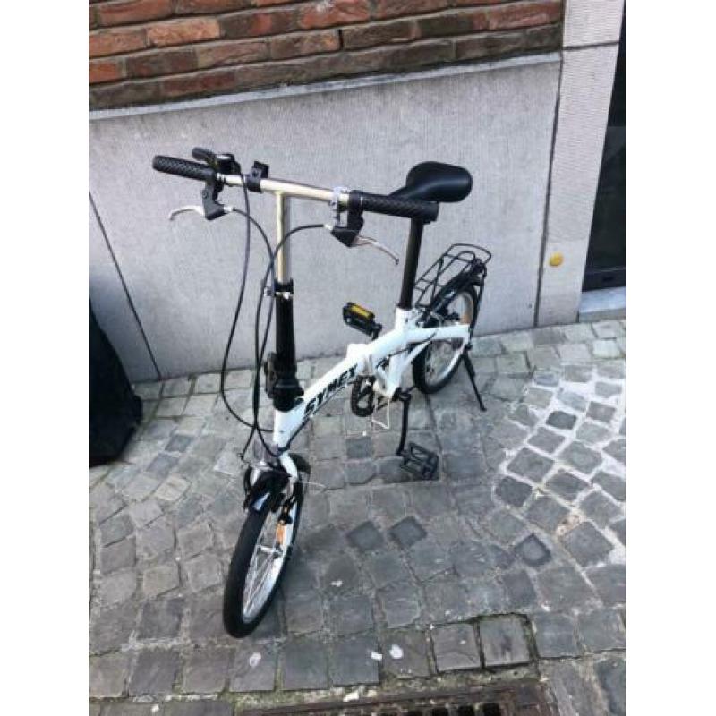 Vouwfiets van Symex met opbergtas