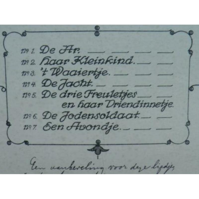 Zeven liedjes --manna de wijs-mouton --1e bundel