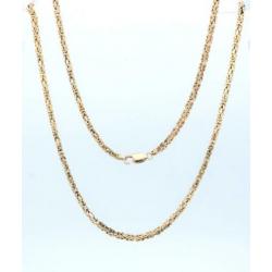 Gouden Byzantijnse Koningsketting 18 Krt / 60 cm