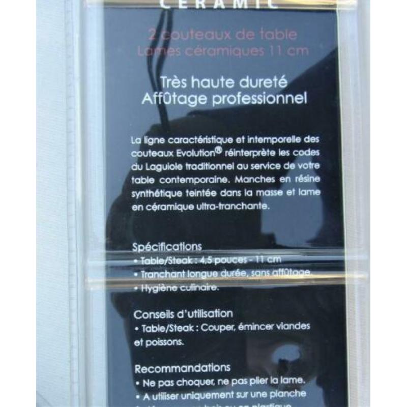LAGUIOLE ceramische tafelmessen