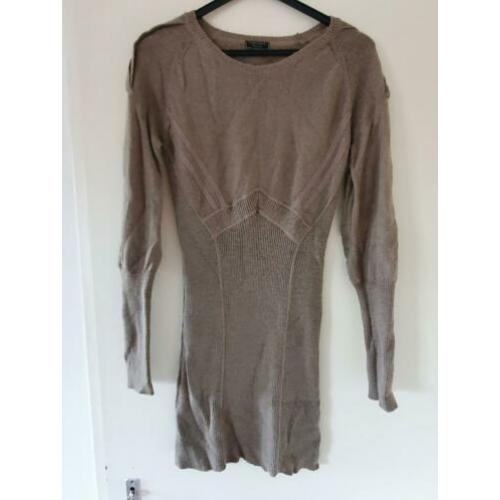 Mooie, stoere jurk van Diesel, grijs/groen, maat L.