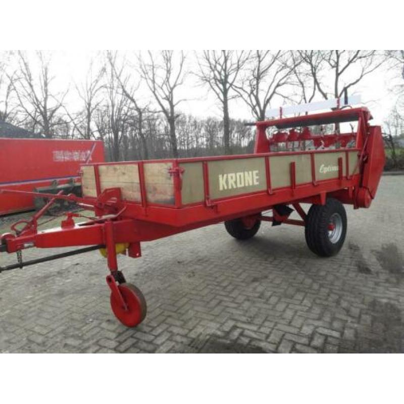 1x Krone 4 Ton meststrooier
