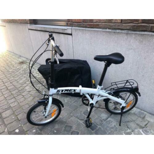 Vouwfiets van Symex met opbergtas