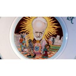 Victor Hugo art nouveau bord ontw d'Alfred Lepetit