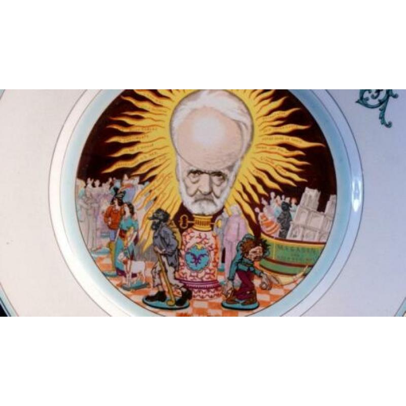 Victor Hugo art nouveau bord ontw d'Alfred Lepetit