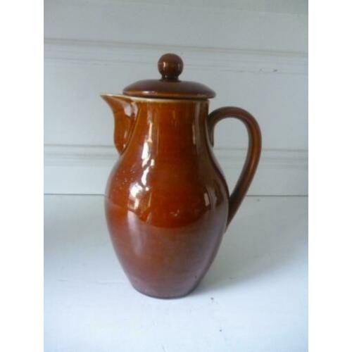 Bruine koffie/theepot Denby
