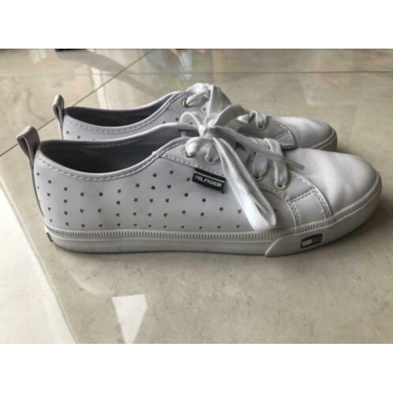 Tommy Hilfiger sneaker wit leer maat 39