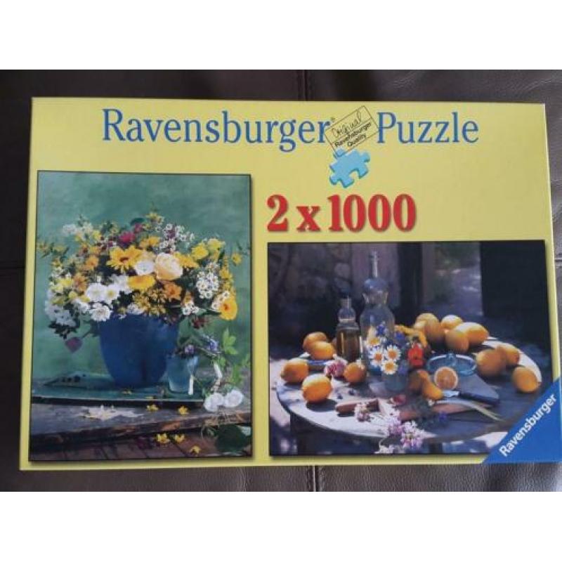 Ravensburger legpuzzels, Stilleven en Boeket bloemen