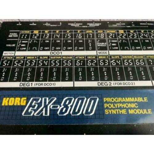 Korg EX-800 Digitally Controlled Analog Synthesizer