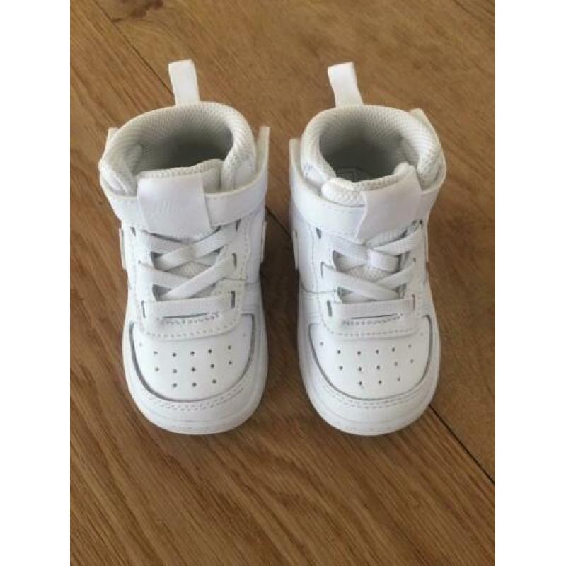 Nike, witte sneakers, air force, maat 21