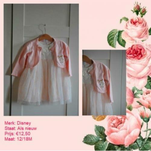 Disney Bambi jurkje/setje maat 12-18 maanden