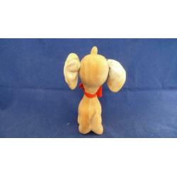 Retro/ vintage velvet olifant speelgoed decoratie