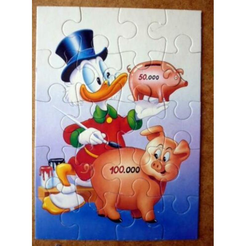 Dagobert Duck en zijn spaarpot - 20 stukjes - compleet