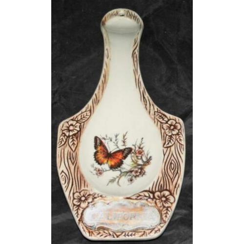 Vintage California Treasure Craft onderlepel/ lepel (246)