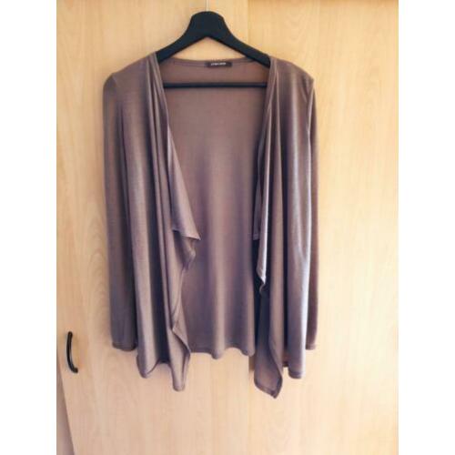 Pieces halflang waterval vest maat S