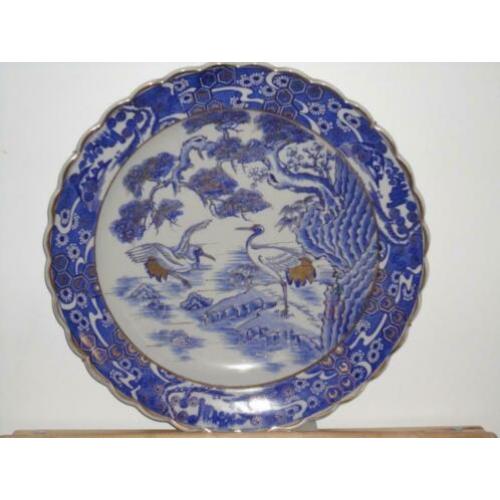 Japanse Imari/Arita schaal/bord ongeveer 1870 80 euro