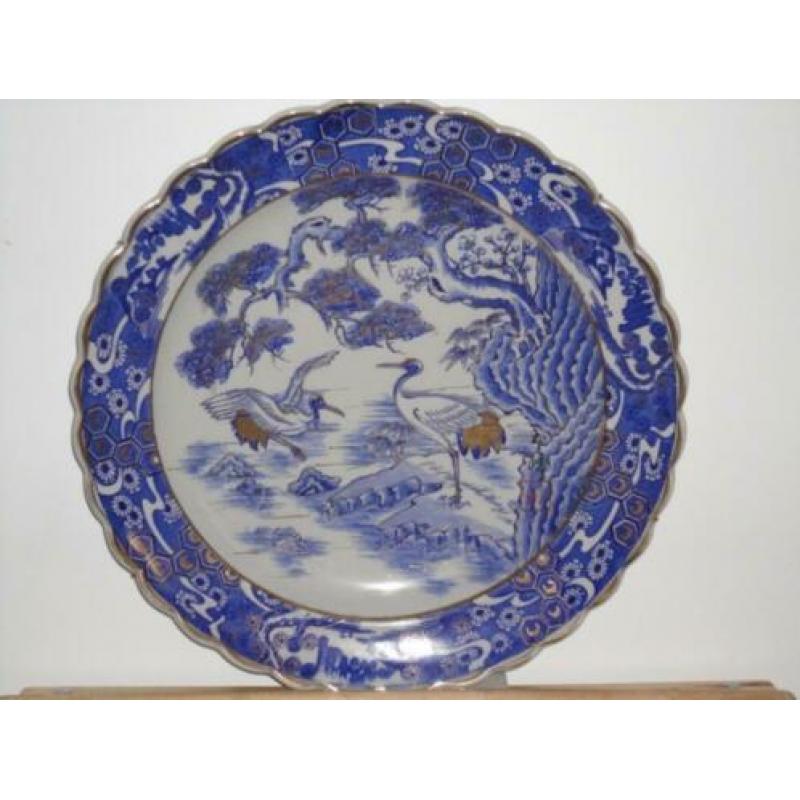Japanse Imari/Arita schaal/bord ongeveer 1870 80 euro