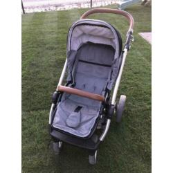 Mutsy EVO kinderwagen incl adapters voor maxi-cosy