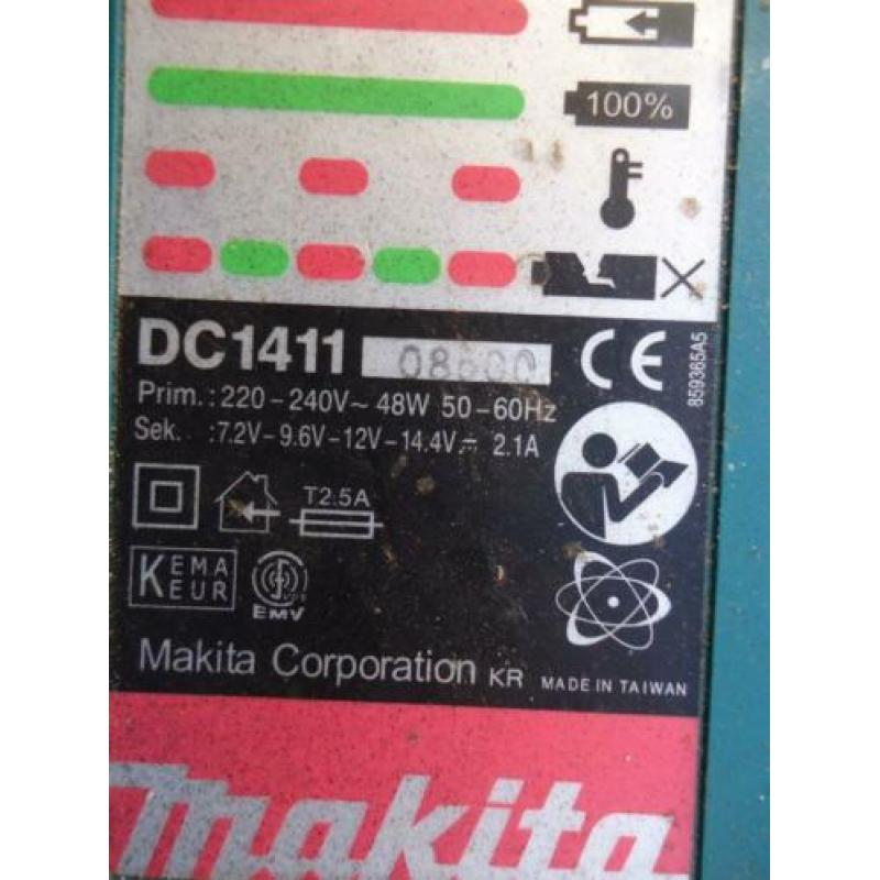 koffer met oplader - i accu ( makita )