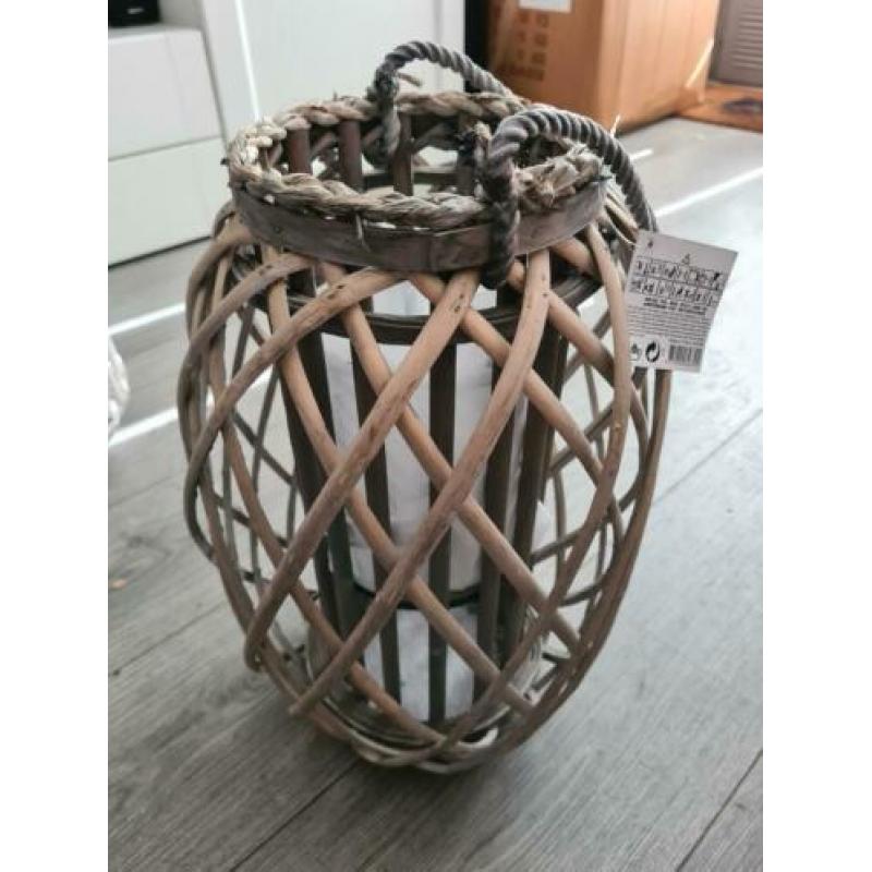 4 Houten lantaarns..