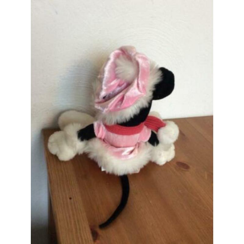 minnie mouse knuffel in winterkleding zgan