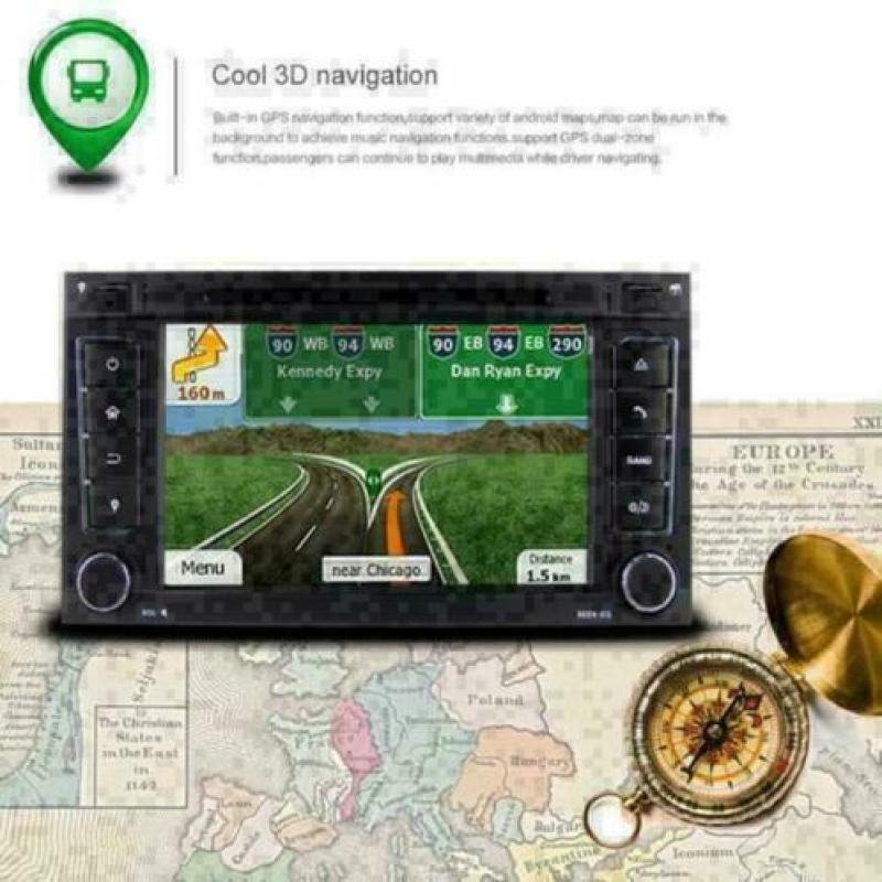 VW Touareg Multivan radio navigatie android 9.0 dab+ carkit