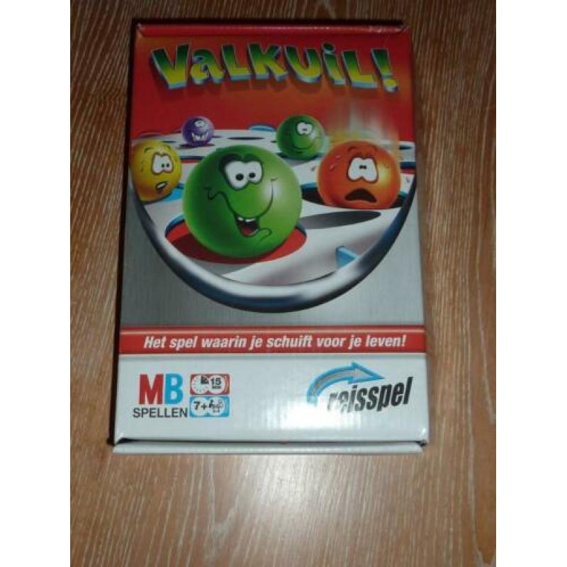 Nieuw (reis)spel Valkuil van MB spelen.