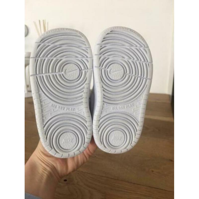 Nike, witte sneakers, air force, maat 21