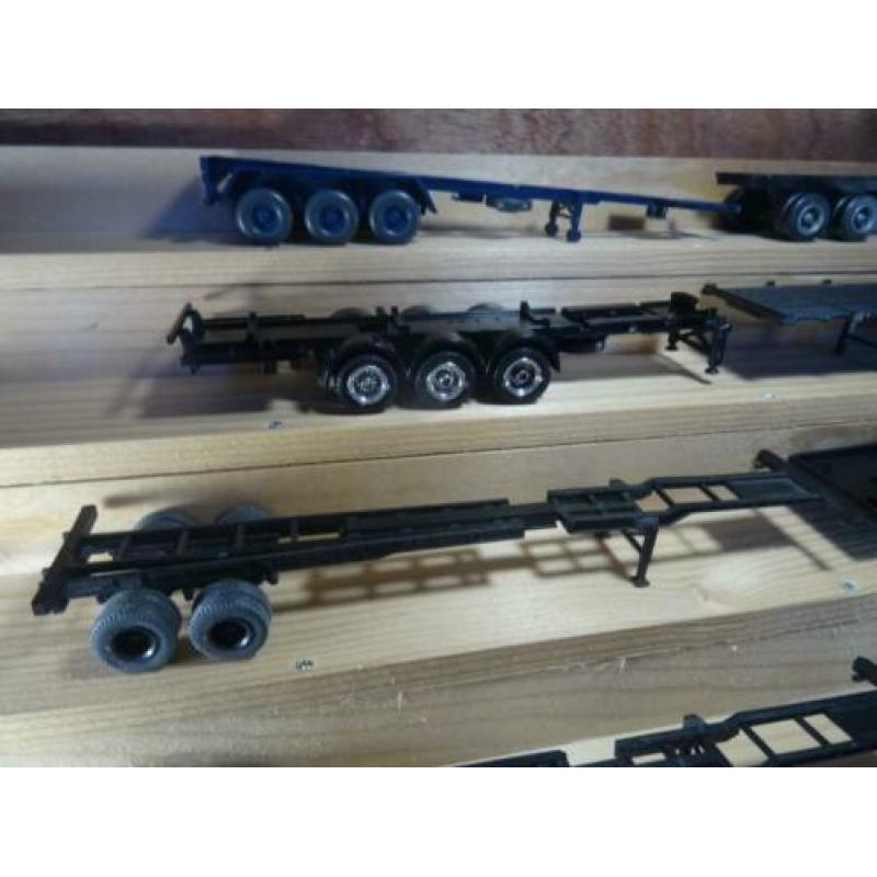 1:87 Trailer-Chassis/Onderdelen voor de Knutselaar, Zie Foto