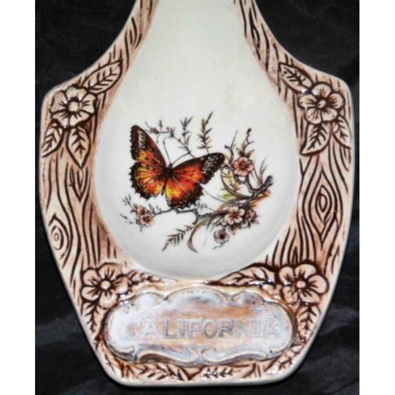 Vintage California Treasure Craft onderlepel/ lepel (246)