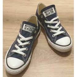 Donkerblauwe lage CONVERSE ALL STARs - mt 36,5