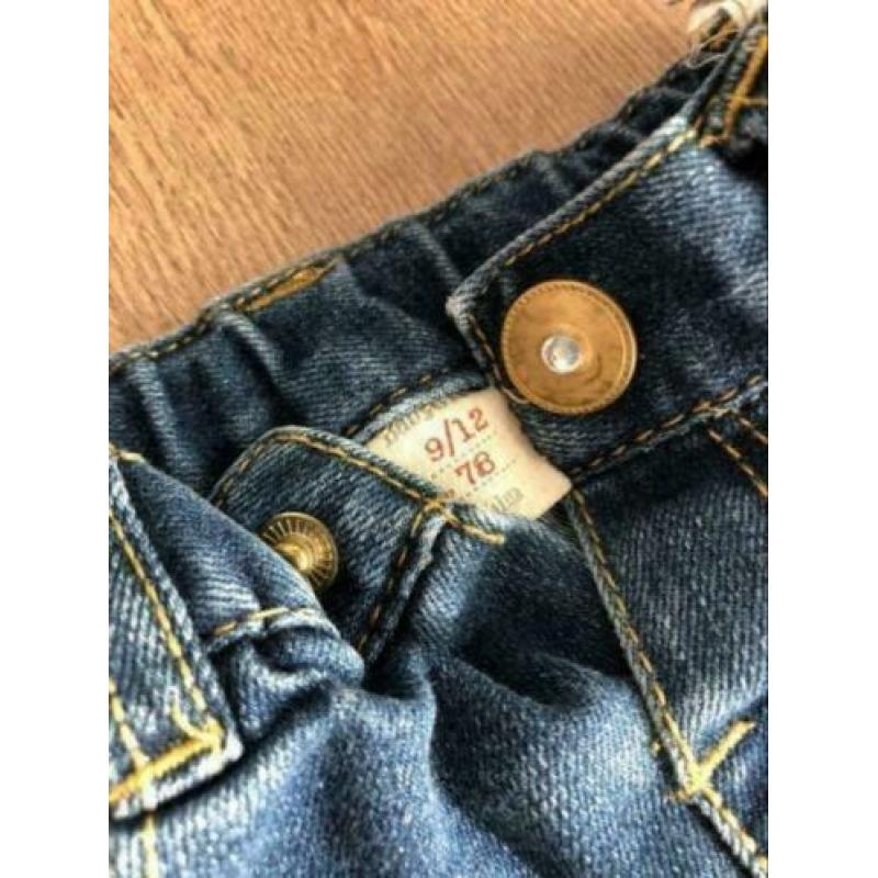 Zara donkerblauwe jeans maat 74