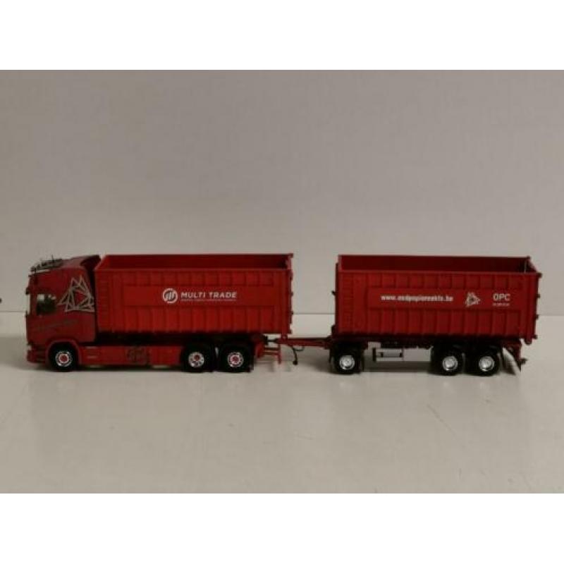 NIEUW scania R OPC EEKLO BELGIE containerauto combi TEKNO