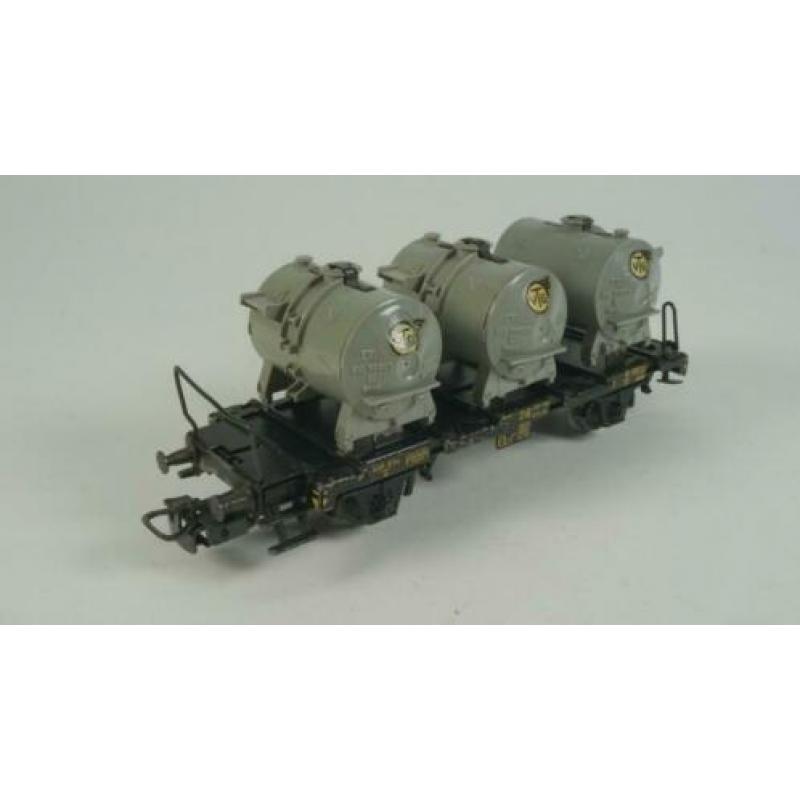 Märklin H0 - 4520/4920 - 5x Containerdraagwagens DB