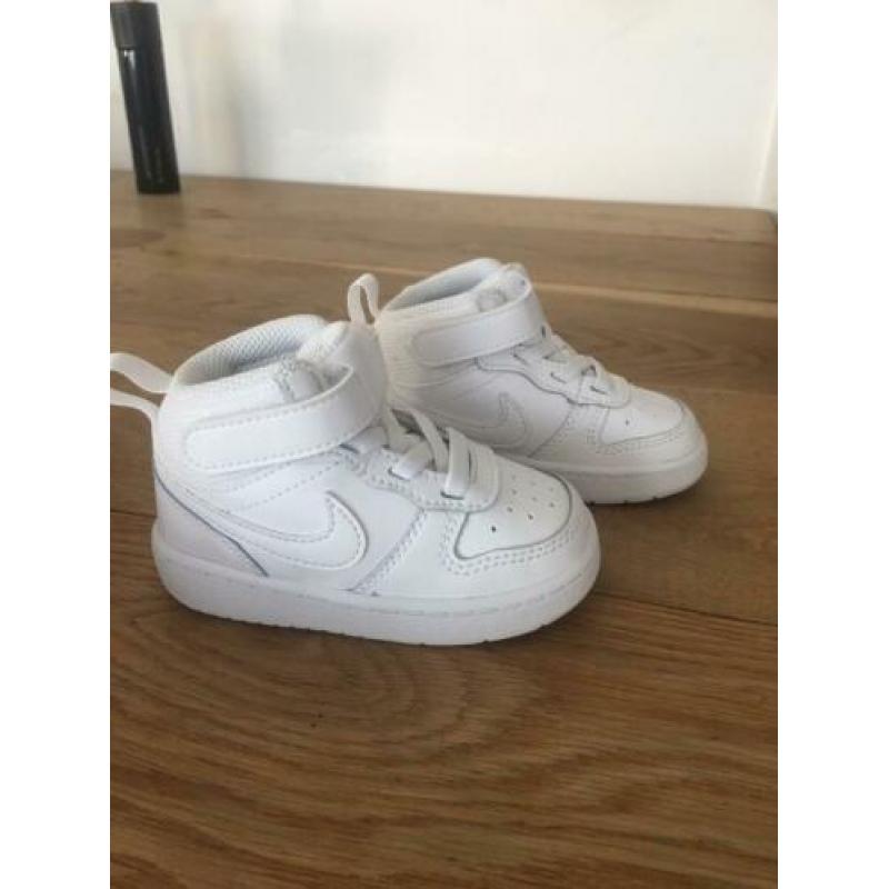 Nike, witte sneakers, air force, maat 21