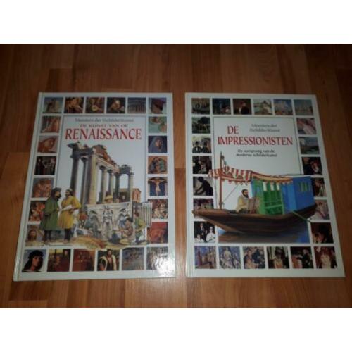DE KUNST VAN DE RENAISSANCE & DE IMPRESSIONISTEN, 2 boeken