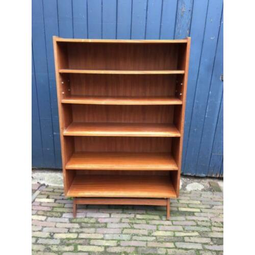 Mid Century teak boeken kast