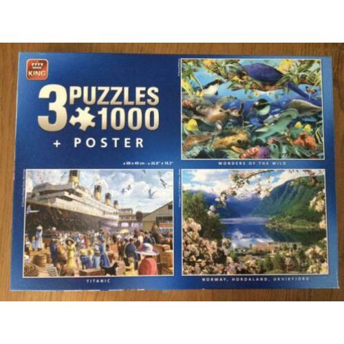 Puzzels 1000 stukjes