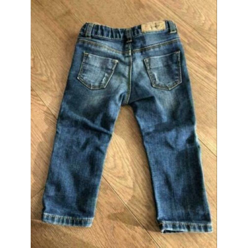 Zara donkerblauwe jeans maat 74