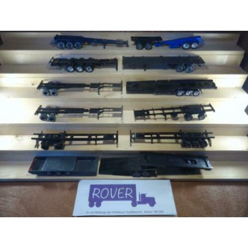 1:87 Trailer-Chassis/Onderdelen voor de Knutselaar, Zie Foto