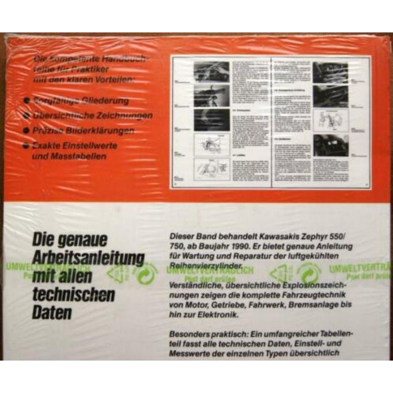 Kawasaki Zephyr 550 / 750 v.a 1990 / Aanbieding + gratis ver