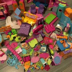 Veel Vintage Polly pocket Mattel camper meubels accessoires