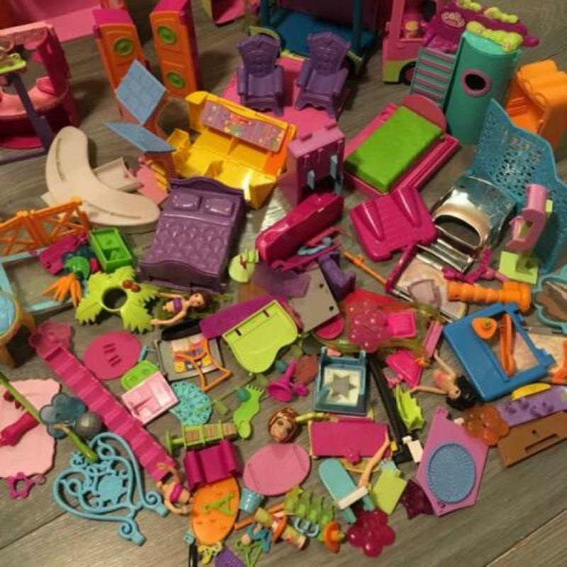 Veel Vintage Polly pocket Mattel camper meubels accessoires
