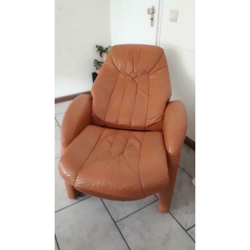 Set fauteuils met hocker