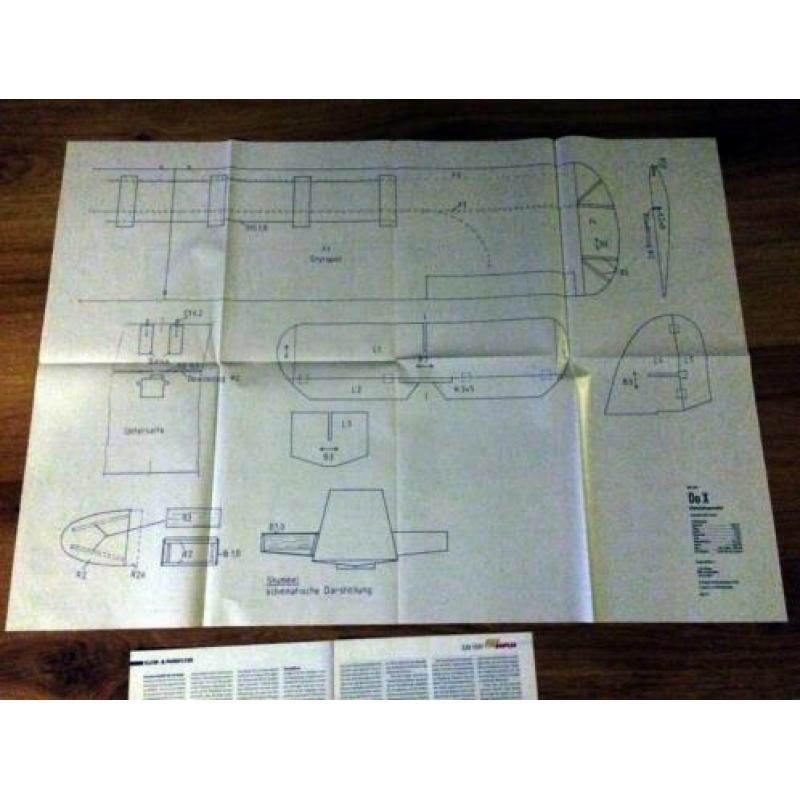 Dornier Do X bouwplan