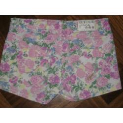 Bloemen short van retour denim deluxe mt 176